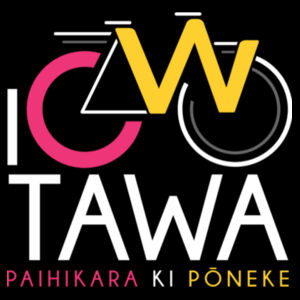 I Cycle Tawa - Womens Bevel V-Neck Tee Design