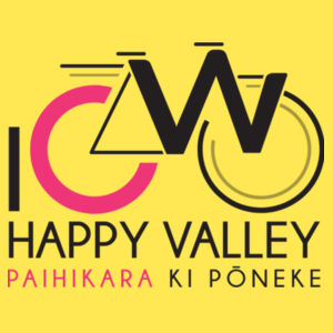 I Cycle Happy Valley - Womens Maple Tee Design