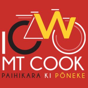 I Cycle Mt Cook - Womens Maple Tee Design