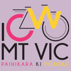 I Cycle Mt Vic - Womens Maple Tee Design
