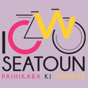 I Cycle Seatoun - Womens Maple Tee Design