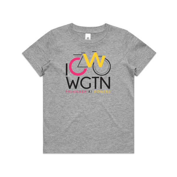 I Cycle WGTN - Kids Tee Thumbnail