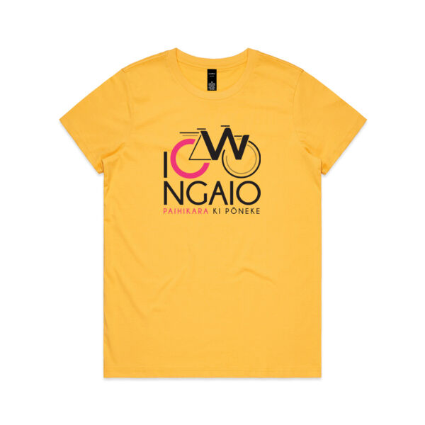 I Cyle Ngaio - Womens Maple Tee Thumbnail