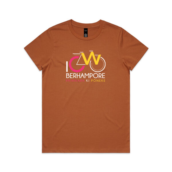 I Cycle Berhampore - Womens Maple Tee Thumbnail