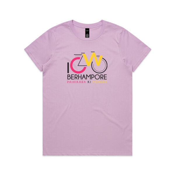 I Cycle Berhampore - Womens Maple Tee Thumbnail