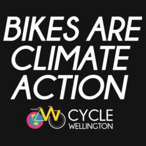 Bikes are climate action - Mens Tee Design