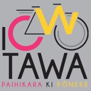 I Cycle Tawa - Womens Bevel V-Neck Tee Design