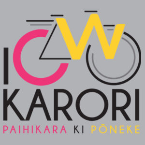 I Cycle Karori - Womens Bevel V-Neck Tee Design