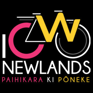 I Cycle Newlands - Womens Bevel V-Neck Tee Design