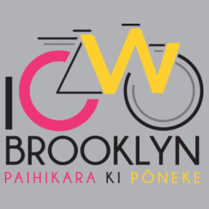 I Cycle Brooklyn - Womens Bevel V-Neck Tee Design