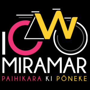 I Cycle Miramar - Womens Bevel V-Neck Tee Design