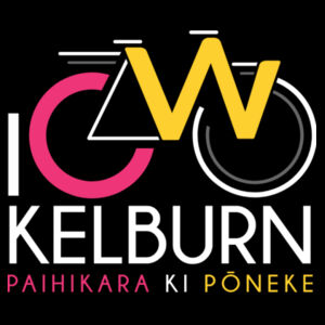 I Cycle Kelburn - Womens Bevel V-Neck Tee Design