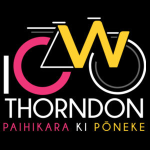 I Cycle Thorndon - Womens Bevel V-Neck Tee Design
