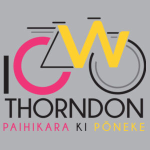 I Cycle Thorndon - Womens Bevel V-Neck Tee Design
