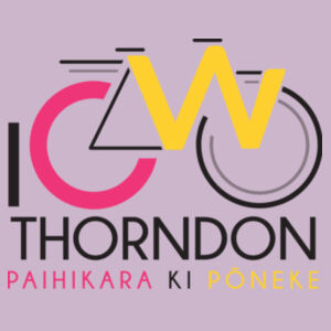 I Cycle Thorndon - Womens Maple Tee Design