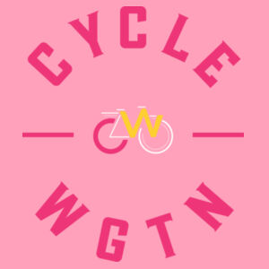 CYCLE WGTN - Bold Wheel Pink Design