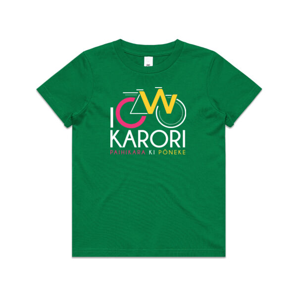 I Cycle Karori - Kids Youth T shirt Thumbnail