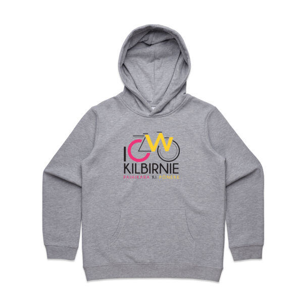 I Cycle Kilbirnie - Kids Supply Hoodie Thumbnail