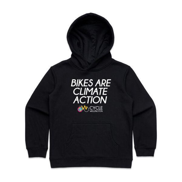 Bikes are climate action - Kids Hoodie Thumbnail