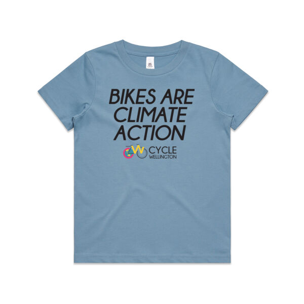 Bikes are climate action - Kids Tee Thumbnail