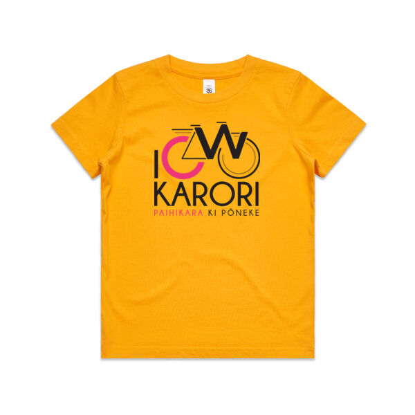 I Cycle Karori - Kids Youth T shirt Thumbnail