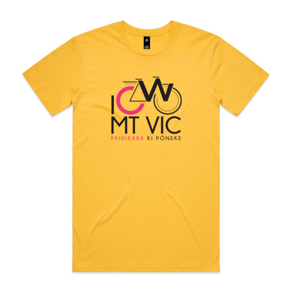 I Cycle Mt Vic - Mens Staple T shirt Thumbnail